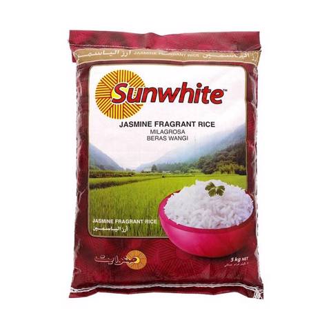 Sunwhite Jasmine Rice Fragrant- 5kg
