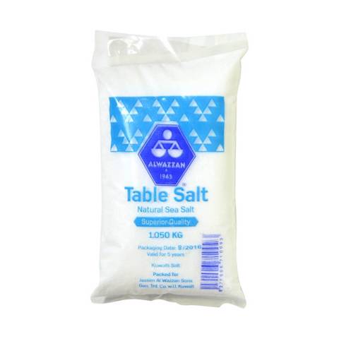 Alwazzan Salt Edible Repacked- 1.050kg