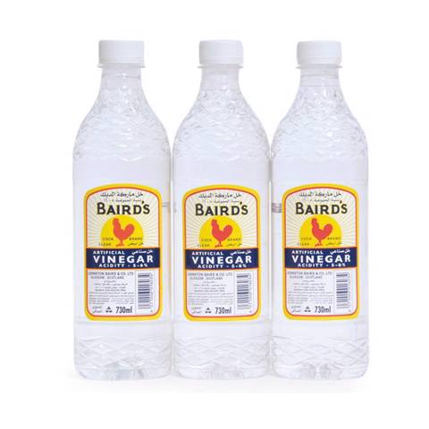 Bairds Clear Vinegar- 3x730ml
