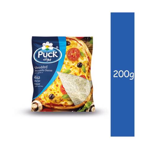 Puck Shredded Mozzarella Cheese - 200g