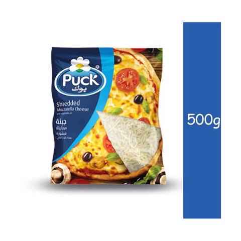 Puck Shredded Mozzarella Cheese - 500g