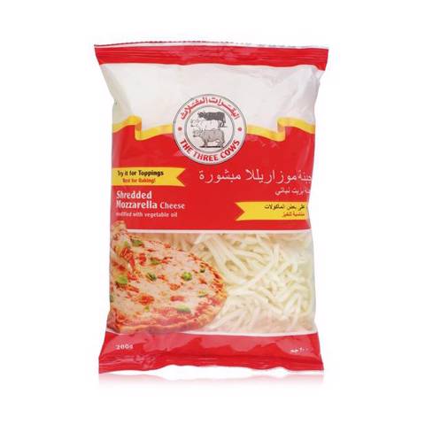 The Three Cows Shred Mozzarella - 200g