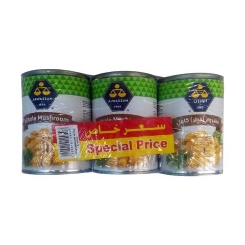 Alwazzan Mushroom Whole - 3x400g