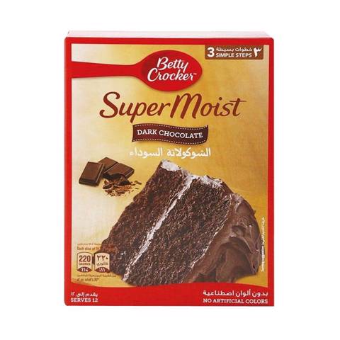 Betty Crocker Cake Mix Dark Chocolate -500g