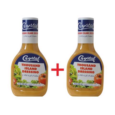 Crystal 1000 Island Dressing Special Price- 2 X 8 Oz