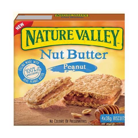 Nature Valley Biscuits Peanut Butter- 4x38g