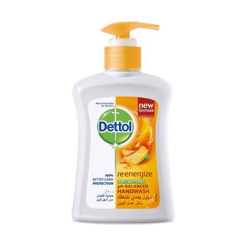 Dettol Re-Energize Anti- Bacterial Liquid Hand Wash 200ml