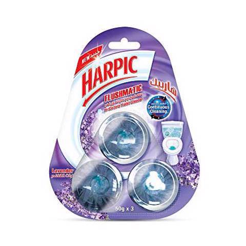 Harpic Cistern Blue Blok Trp Lav- 50gm X3