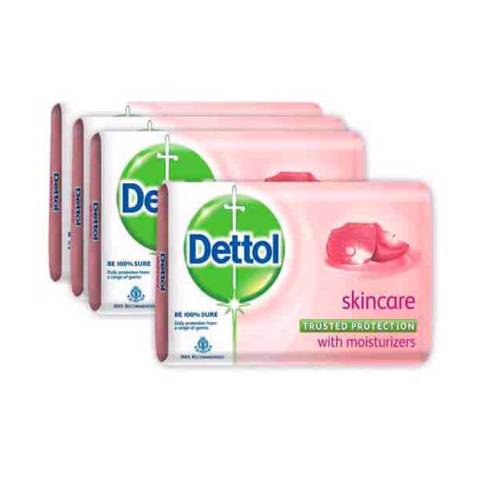 Dettol Soap Skincare (3+1free)- 4x120gm