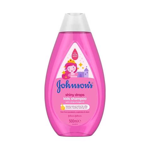 Johnson's Shiny Drops Kids Shampoo 500ml + Johnson's Shiny Drops Kids Condition 500ml