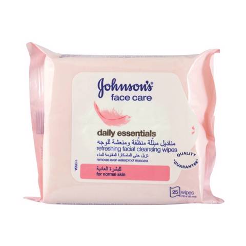 Johnson's Cleansing 3in1 Wipes- 25's