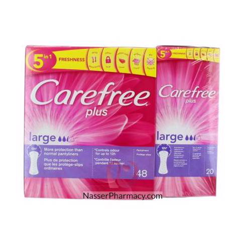 Carefree Large 48's+20's Free