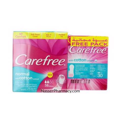 Carefree Brathabl Coton Frsh-58+34 Free