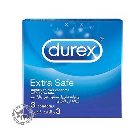 Durex Extra Safe 3's