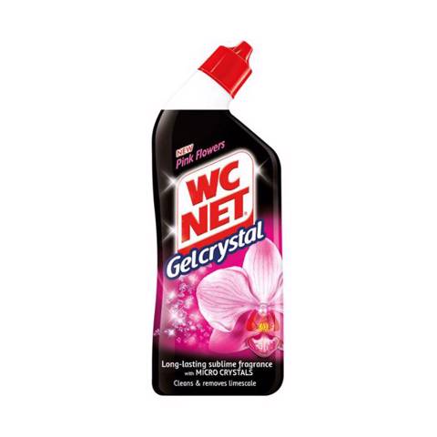 Wc Net Gel Crystal Pink Flower - 750ml