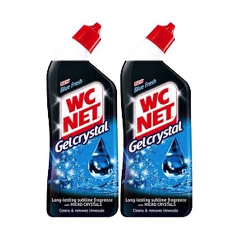 Wc Net Gel Crystal Blue Fresh 1+1free - 2x750ml