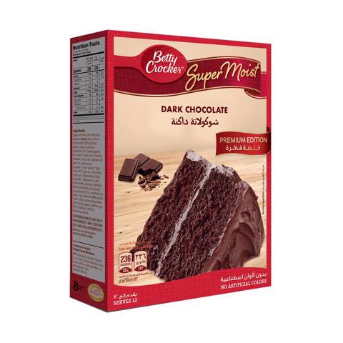 Betty Crocker Supermoist Dark Chocolate- 510gm - Atsawag by Mezzan ...