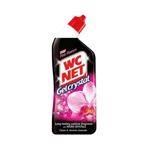 Wc Net Gel Crystal Pink Flower 1+1free - 2x750ml
