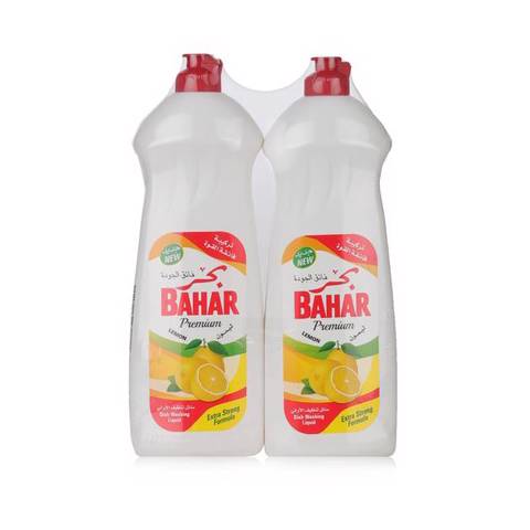 Bahar Premium Dish Washer Liquid Lemon 2x700ml