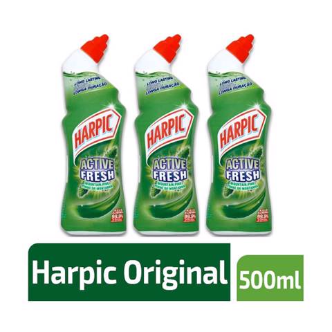 Harpic Liquid Pine Triple Pack 20% Off- 3x500ml