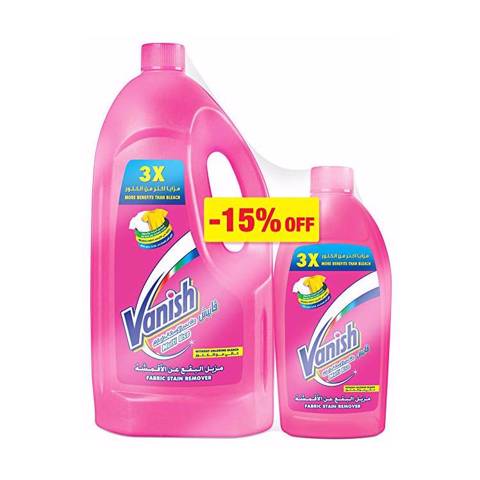 Vanish Liquid 500ml + 1.8l - 15% Discount