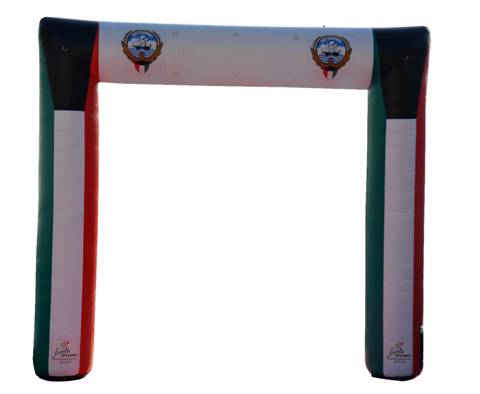 قوس علم الكويت القابل للنفخ