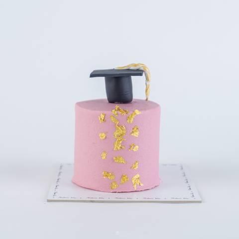 Light Pink & Gold Cake