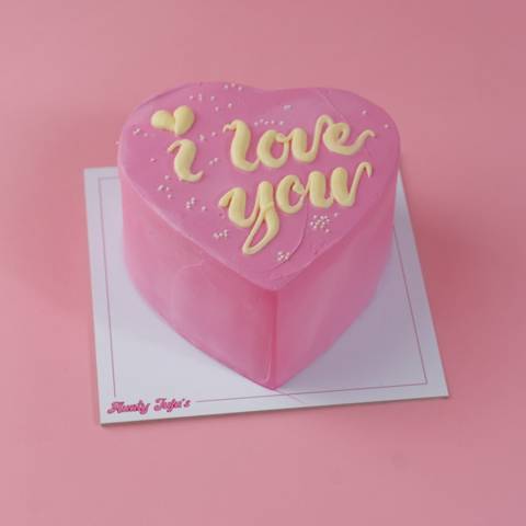Love You Pink Cake