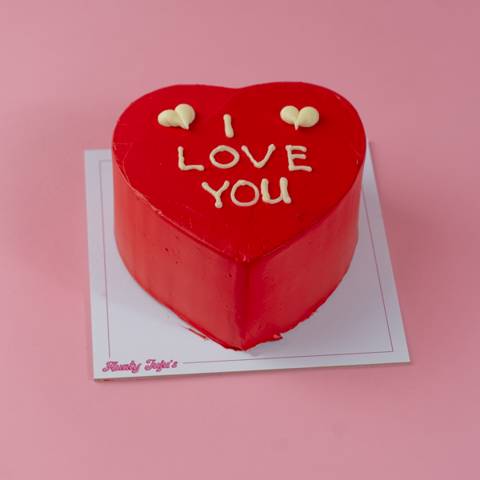 Love You Red Cake