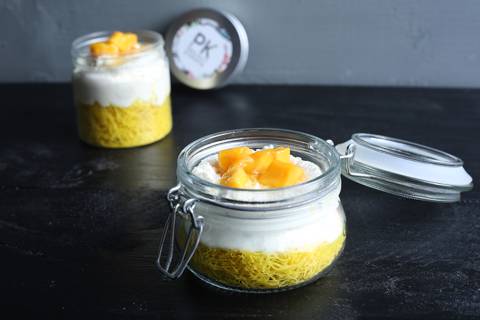 Mango Creamy Kunafa Jar