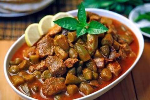 بامية باللحمة