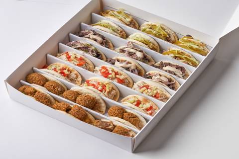 Mini Pita Sandwiches Box