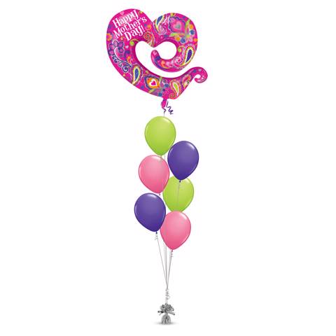 باقة قلب دوامة لعيد الأم