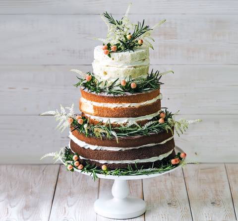 Naked Tier Cake