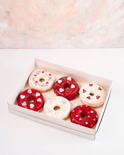 Red & White Donuts