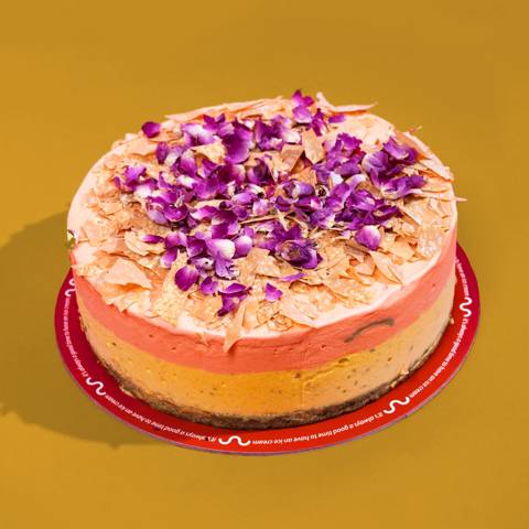 Orange Blossom Ice Cream Cake