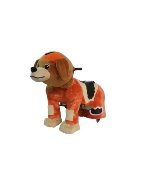 عربة الحيوانات - الكلب البرتقالي