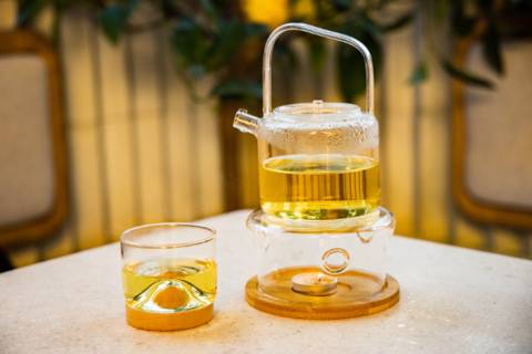 شاي الأخضر الياباني العضوي