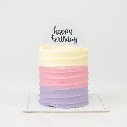 Pastel Rainbow Cake