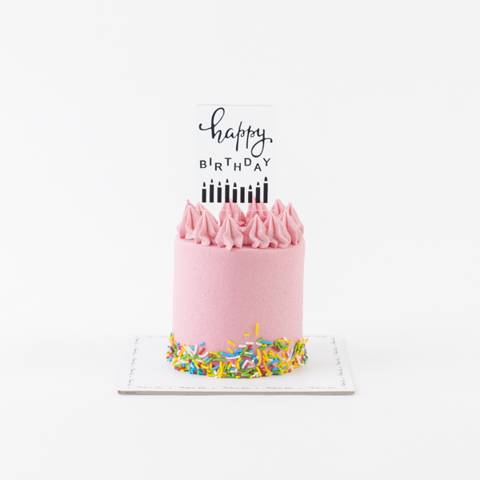 Pink Sprinkles Cake