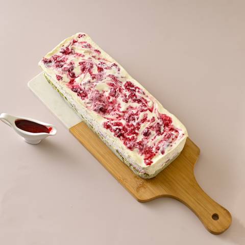 Pistachio Lemony Raspberry Vanilla Ice Cream