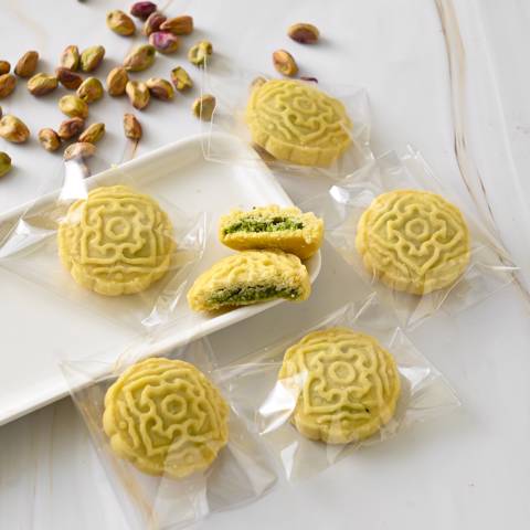 Pistachio Maamoul Individually Wrapped