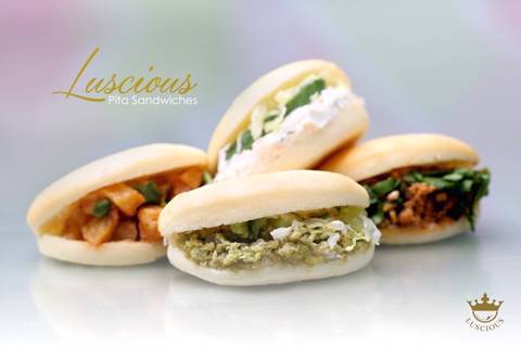 Pita Sandwiches with Oriental Fillings
