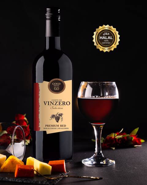 Premium Red VInzero Gold Label  Alcohol-free  750 ml