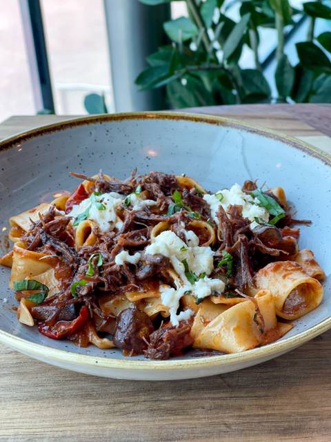 Pulled Beef Pappardelle