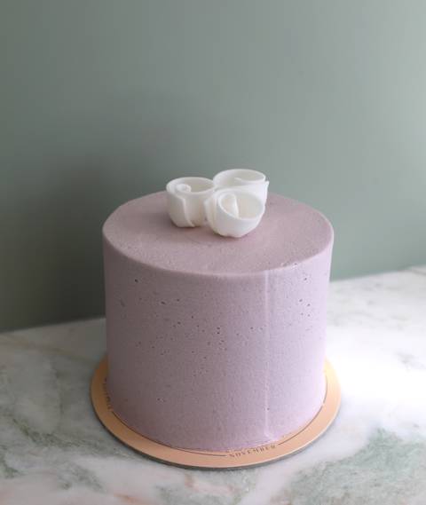 Purple Heart Breaker Cake