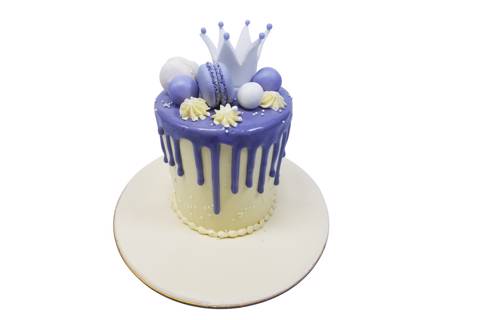 Mini Purple Drip Cake