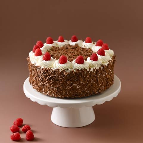 Raspberry Black Forest Cake