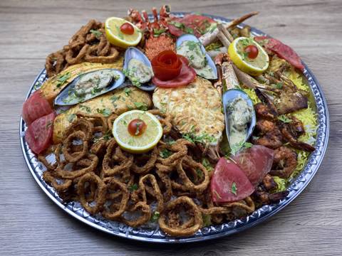 Seafood & Fish Platter with Salad