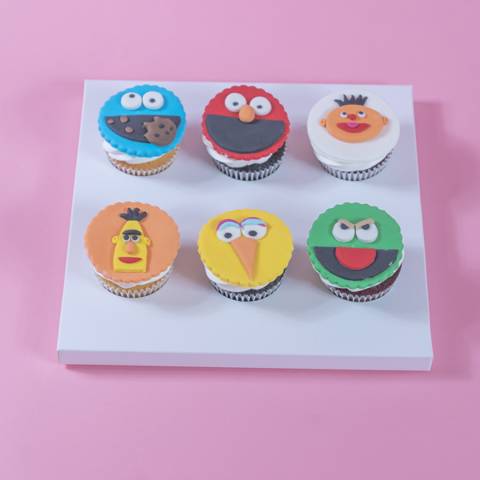 Sesame Street Party Cupcakes